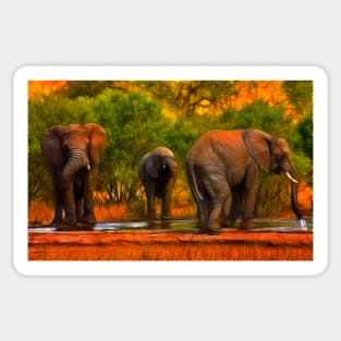 Kruger Elephants Sticker